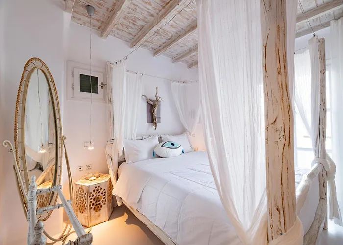 Vila Melangio 6 Bedroom Private Pool & Sea View - Aleomandra Mykonos Agios Ioannis Diakoftis