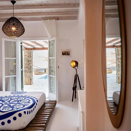 וילה Melangio Private Pool & Sunrise Views - 2024 Renovation Mykonos Town