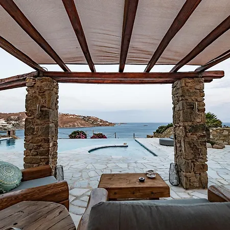 Melangio 6 Bedroom Private Pool & Sea View - Aleomandra Mykonos Βίλα Agios Ioannis Diakoftis