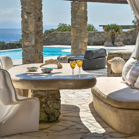 Melangio 6 Bedroom Private Pool & Sea View - Aleomandra Mykonos Agios Ioannis Diakoftis