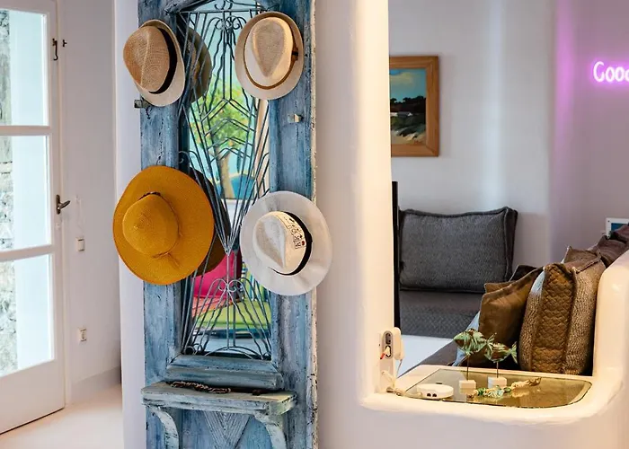 Вилла Melangio 6 Bedroom Villa Private Pool & Sea View - Aleomandra Mykonos Agios Ioannis Diakoftis