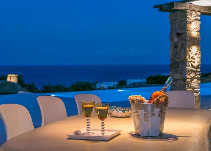 Melangio 6 Bedroom Villa Private Pool & Sea View - Aleomandra Mykonos Agios Ioannis Diakoftis