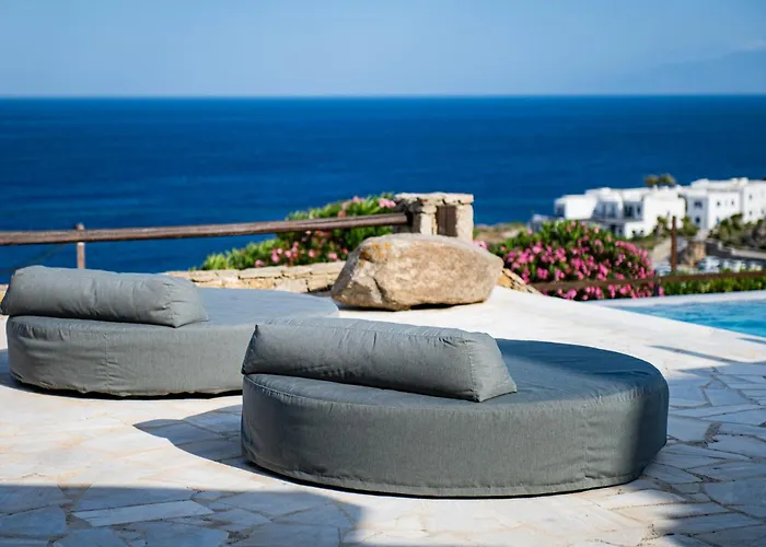 Вилла Melangio 6 Bedroom Villa Private Pool & Sea View - Aleomandra Mykonos *