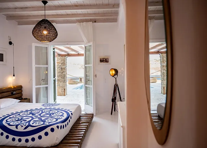 Вилла Melangio 6 Bedroom Villa Private Pool & Sea View - Aleomandra Mykonos Agios Ioannis Diakoftis