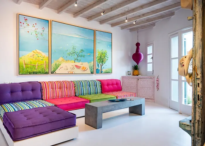 Вилла Melangio 6 Bedroom Villa Private Pool & Sea View - Aleomandra Mykonos Agios Ioannis Diakoftis