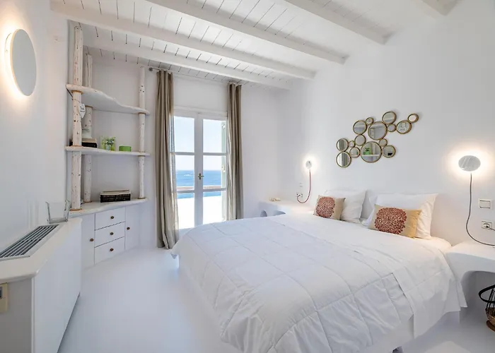 Melangio 6 Bedroom Villa Private Pool & Sea View - Aleomandra Mykonos Вилла *