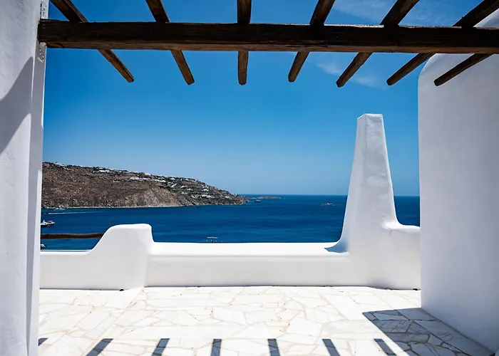 Вилла Melangio 6 Bedroom Villa Private Pool & Sea View - Aleomandra Mykonos Agios Ioannis Diakoftis