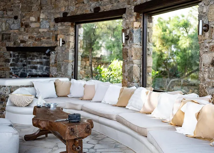 Melangio 6 Bedroom Villa Private Pool & Sea View - Aleomandra Mykonos Вилла