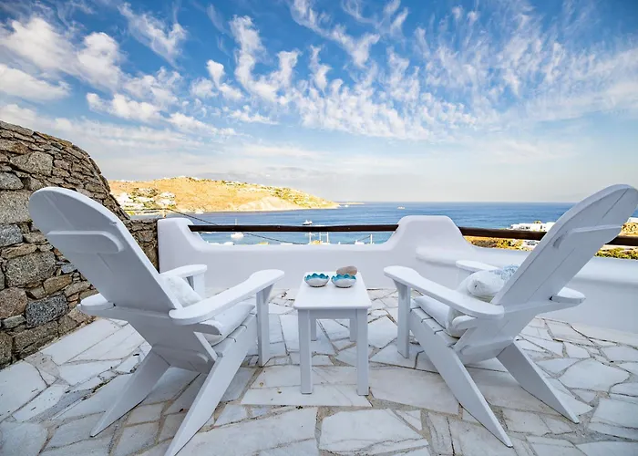 Вилла Melangio 6 Bedroom Villa Private Pool & Sea View - Aleomandra Mykonos Agios Ioannis Diakoftis