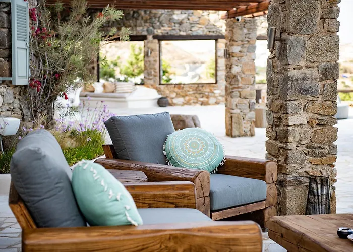 Вилла Melangio 6 Bedroom Villa Private Pool & Sea View - Aleomandra Mykonos *