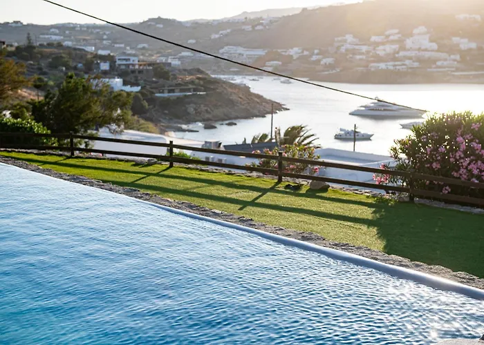 Melangio 6 Bedroom Villa Private Pool & Sea View - Aleomandra Mykonos Agios Ioannis Diakoftis