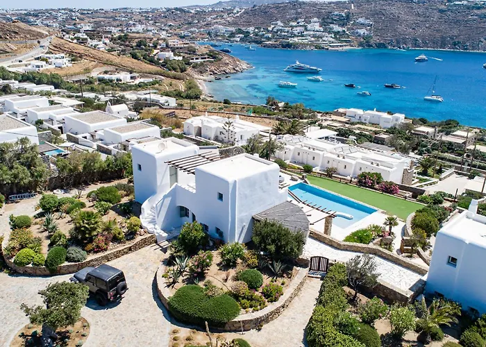 Melangio 6 Bedroom Villa Private Pool & Sea View - Aleomandra Mykonos Villa Agios Ioannis Diakoftis