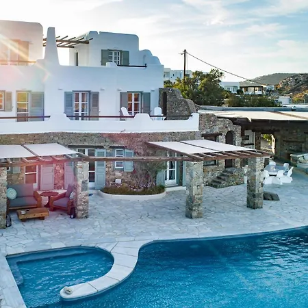 Melangio 6 Bedroom Private Pool & Sea View - Aleomandra Mykonos