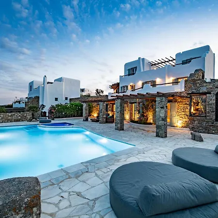 Melangio 6 Bedroom Private Pool & Sea View - Aleomandra Mykonos Villa *