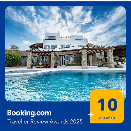 Melangio 6 Bedroom Private Pool & Sea View - Aleomandra Mykonos 빌라 Agios Ioannis Diakoftis